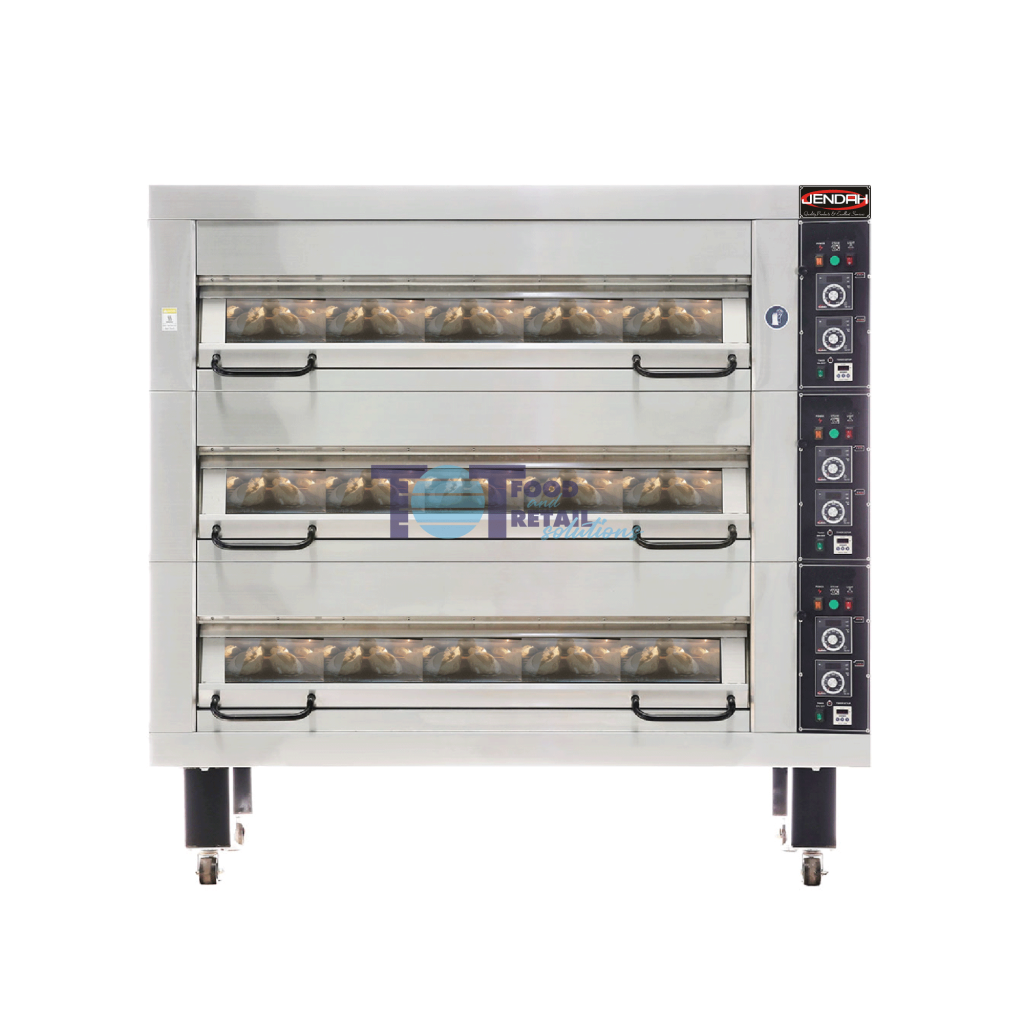 Lò Nướng Bánh Công Nghiệp 3 Tầng TS-3012-AS-16- 3BS-CL-3 (Jendah)